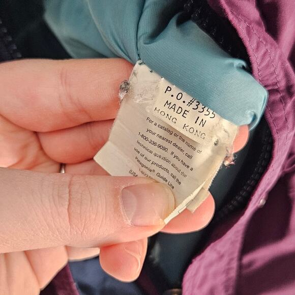 Patagonia Vintage Purple Long Multipocket Jacket M - Picture 15 of 16